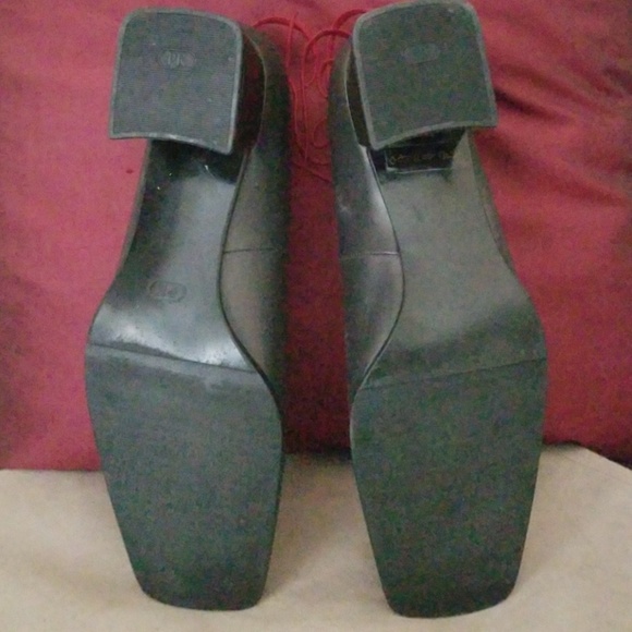 Gray Peter Kaiser leather pumps - Picture 4 of 7